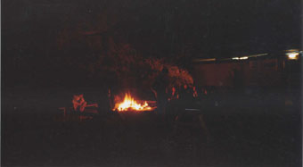 Campfire at Kings Canyon
